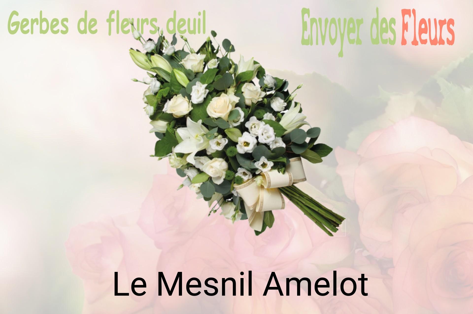 Gerbe de fleurs de deuil livrée à Le Mesnil-Amelot